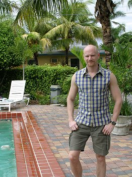 John by the pool