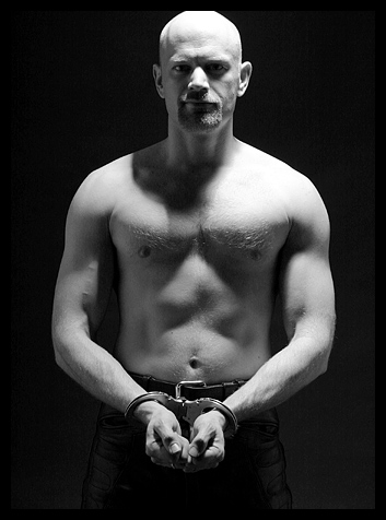 Black and white photo of John, January 2005