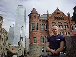 John in downtown Dallas, Texas