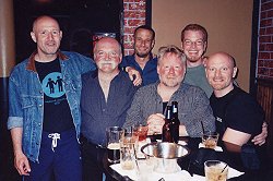 With our friends Jay, Kevin, Robert and Joe in Daddy's bar in the Castro