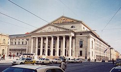 The exterior of the Munich Opera House