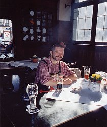 Alex, my host for the week, in a German beer hall