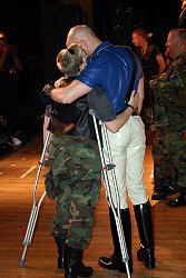 John and Tammie Nelson backstage at the end of the IML 2004 contest