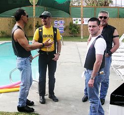 Jeff Tucker at the Sunday Pool Party in Palm Springs